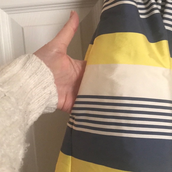 Prom/Homecoming yellow/gray/white dress Sz 7/8 - Picture 3 of 8